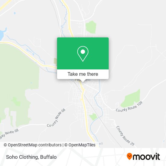 Mapa de Soho Clothing