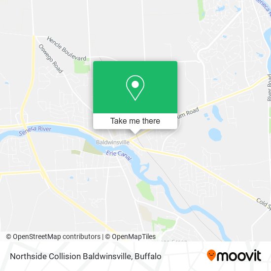 Mapa de Northside Collision Baldwinsville