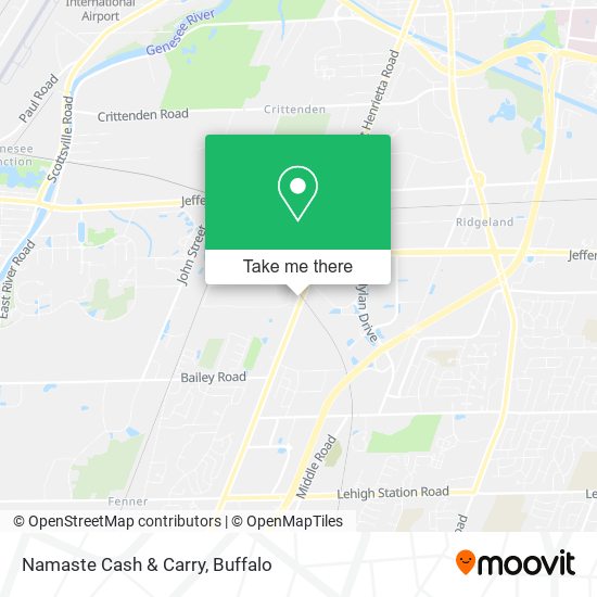 Mapa de Namaste Cash & Carry
