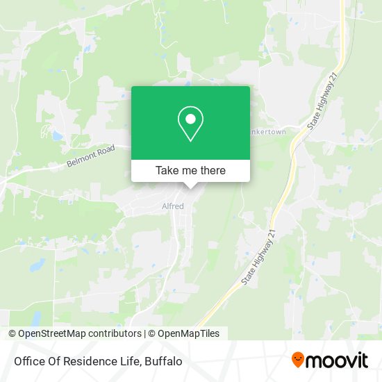 Office Of Residence Life map