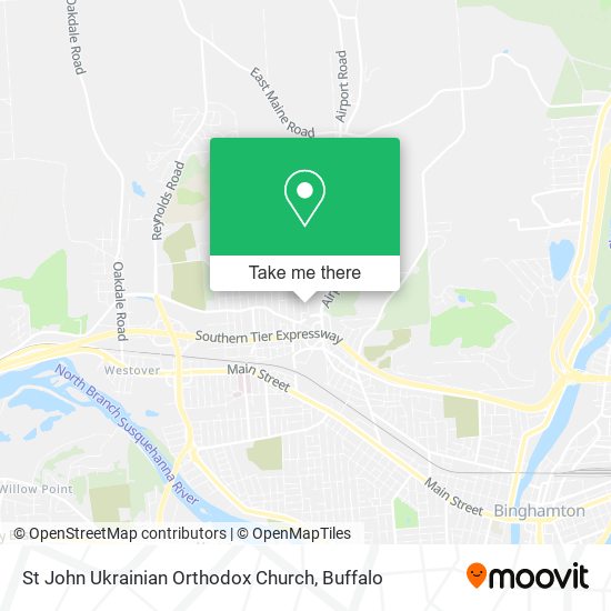 St John Ukrainian Orthodox Church map