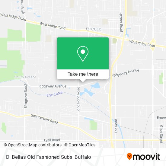 Di Bella's Old Fashioned Subs map