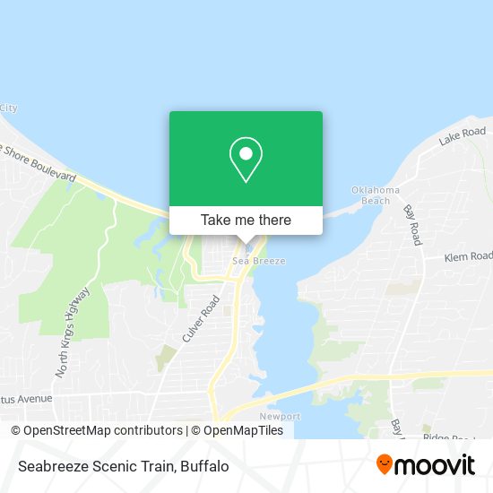 Seabreeze Scenic Train map