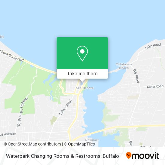 Waterpark Changing Rooms & Restrooms map
