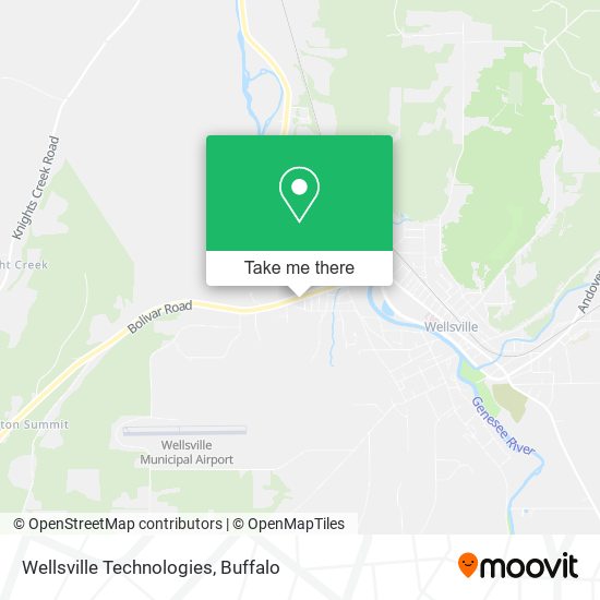 Mapa de Wellsville Technologies