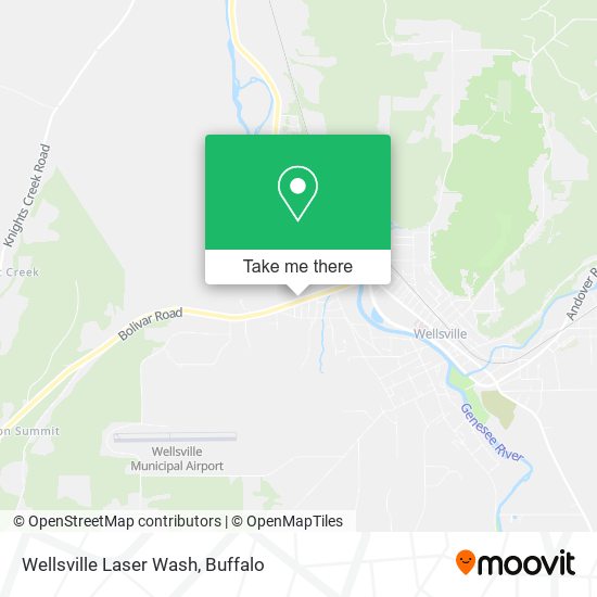 Mapa de Wellsville Laser Wash