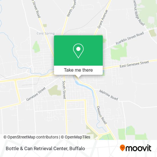 Bottle & Can Retrieval Center map