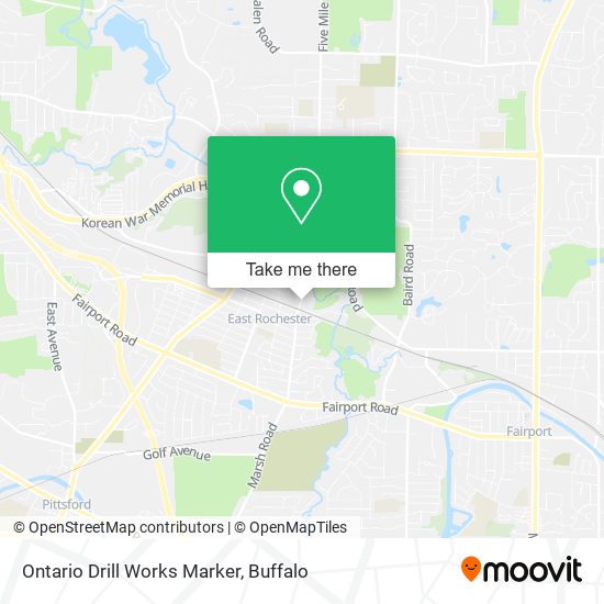 Ontario Drill Works Marker map