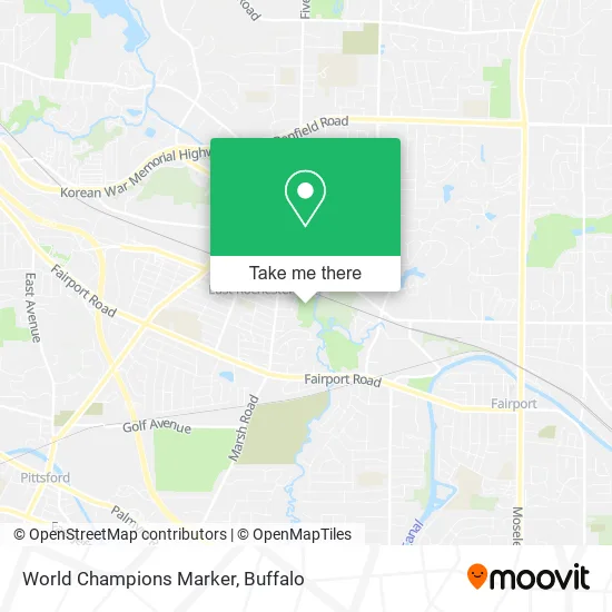 World Champions Marker map