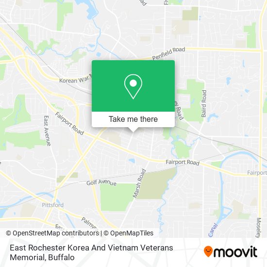 East Rochester Korea And Vietnam Veterans Memorial map