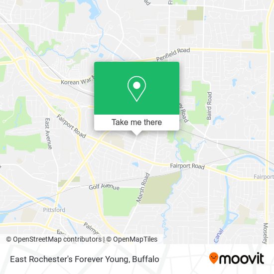 East Rochester's Forever Young map