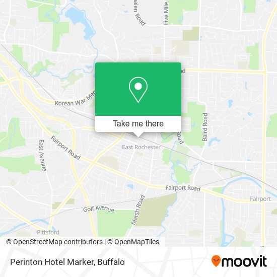Mapa de Perinton Hotel Marker