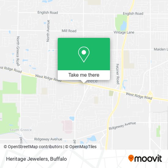 Heritage Jewelers map