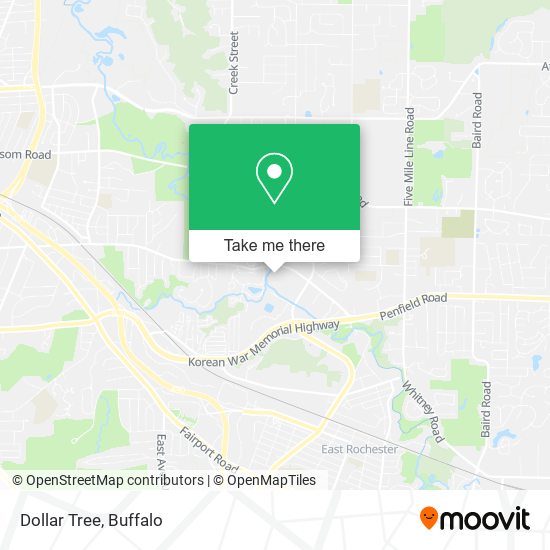 Mapa de Dollar Tree