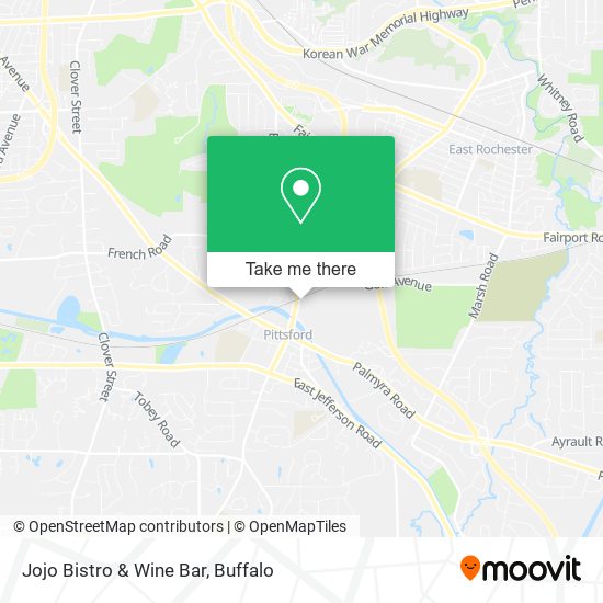 Mapa de Jojo Bistro & Wine Bar