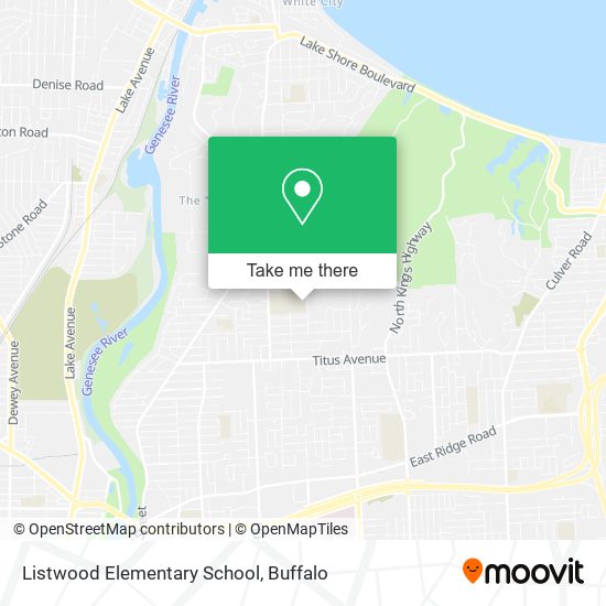 Listwood Elementary School map