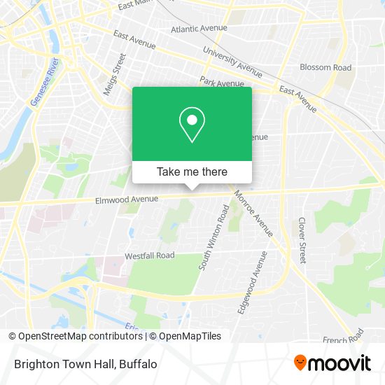 Brighton Town Hall map