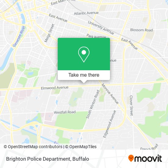 Brighton Police Department map