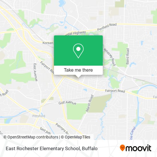 Mapa de East Rochester Elementary School