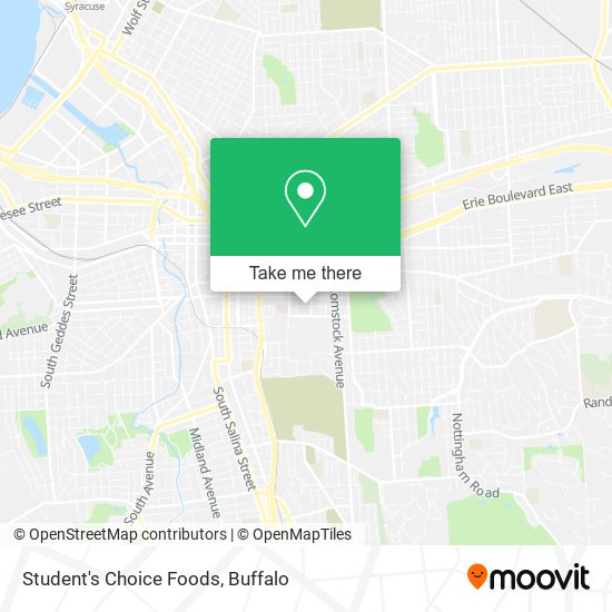 Mapa de Student's Choice Foods