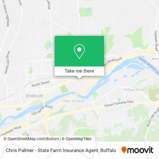 Chris Palmer - State Farm Insurance Agent map