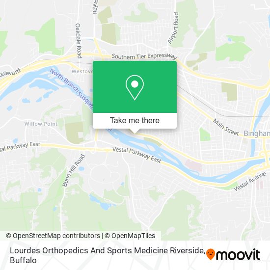 Lourdes Orthopedics And Sports Medicine Riverside map