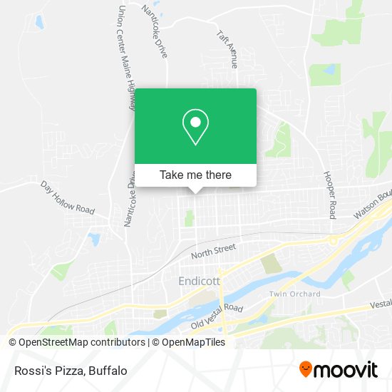Mapa de Rossi's Pizza