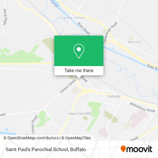 Saint Paul's Parochial School map