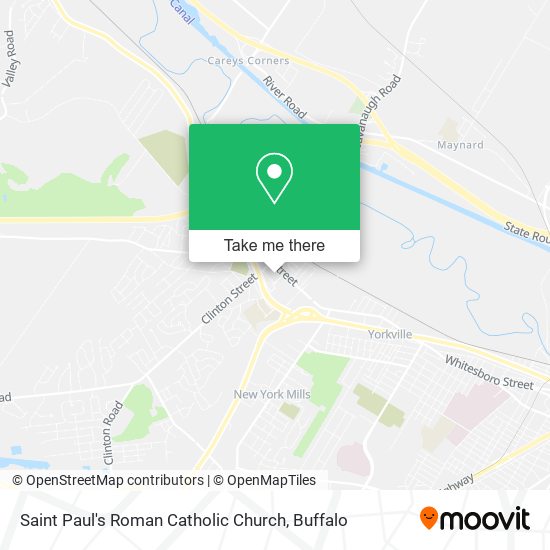 Saint Paul's Roman Catholic Church map