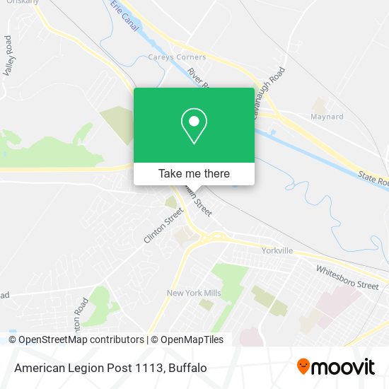 American Legion Post 1113 map