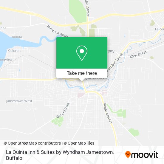 La Quinta Inn & Suites by Wyndham Jamestown map