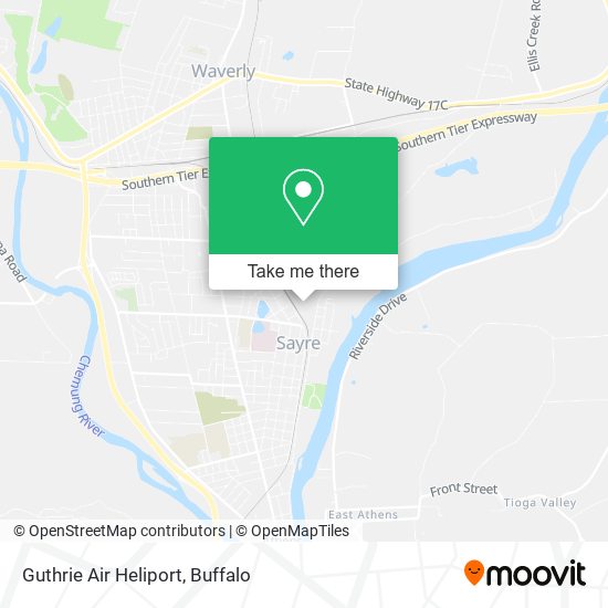 Guthrie Air Heliport map