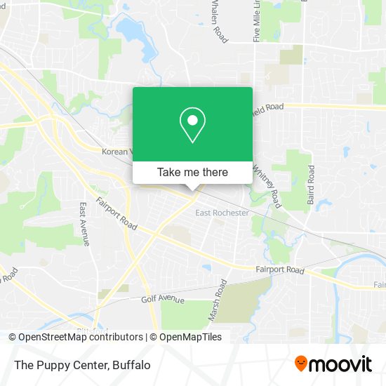 The Puppy Center map