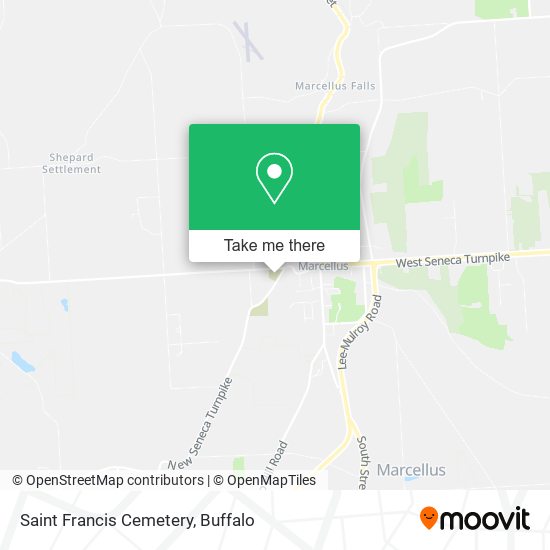 Saint Francis Cemetery map