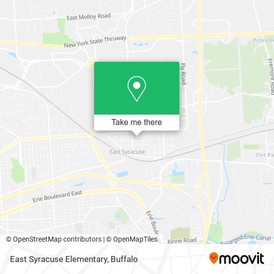 East Syracuse Elementary map