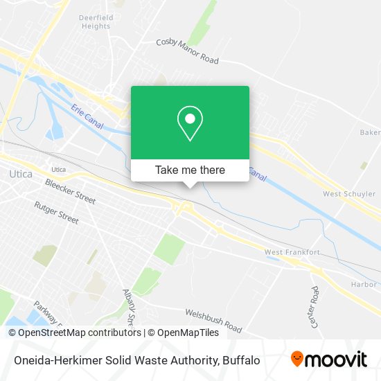 Oneida-Herkimer Solid Waste Authority map