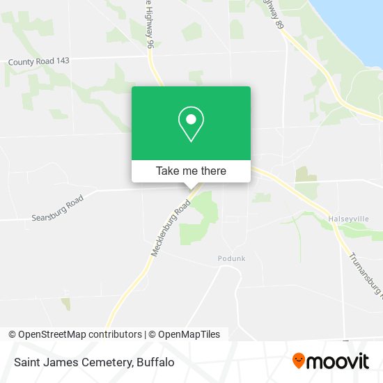 Saint James Cemetery map