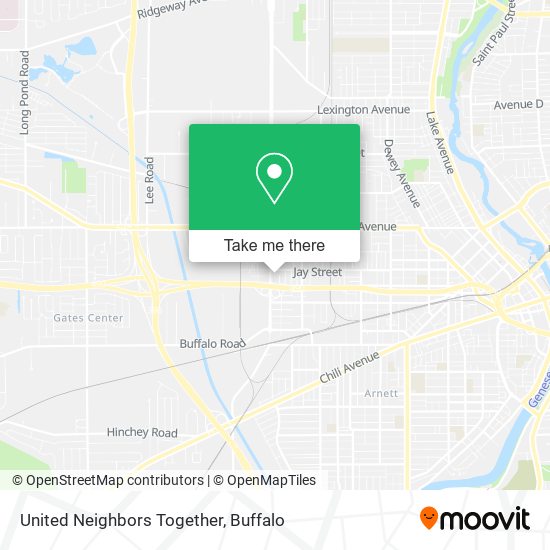 United Neighbors Together map