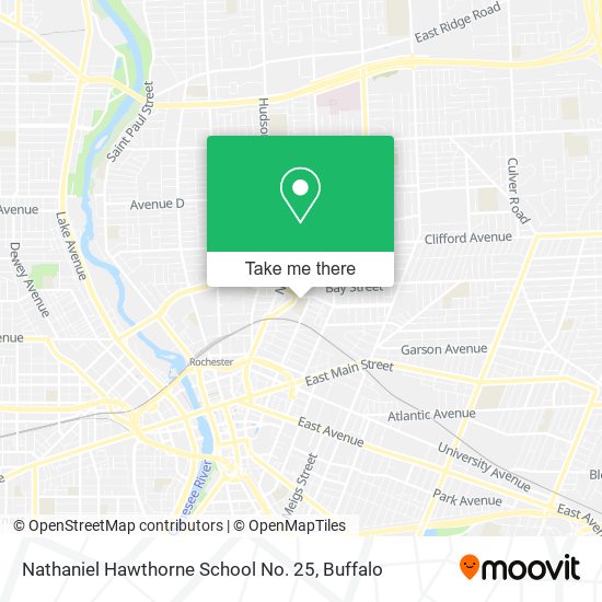 Mapa de Nathaniel Hawthorne School No. 25