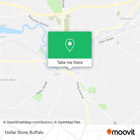 Mapa de Dollar Store