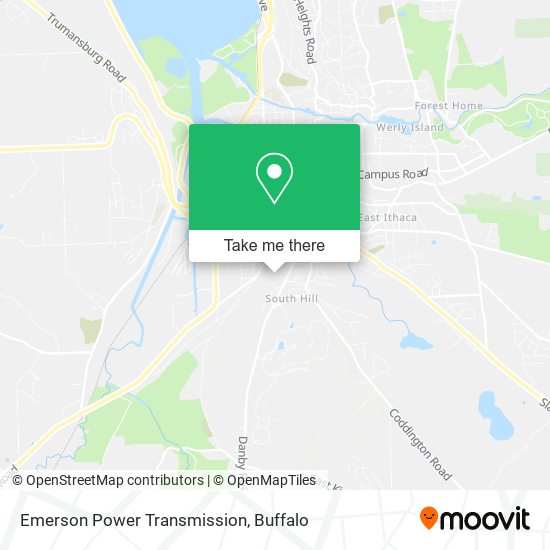 Emerson Power Transmission map