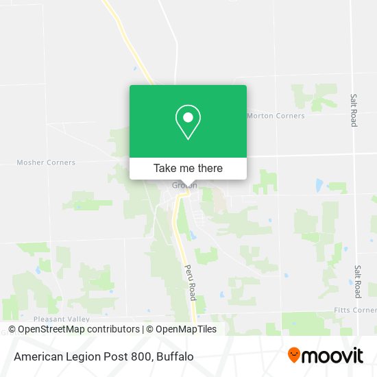 American Legion Post 800 map
