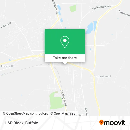 H&R Block map