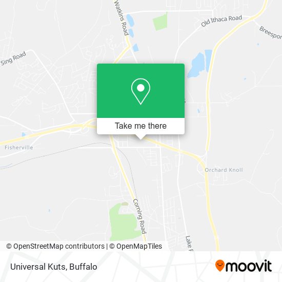 Mapa de Universal Kuts