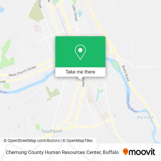 Chemung County Human Resources Center map