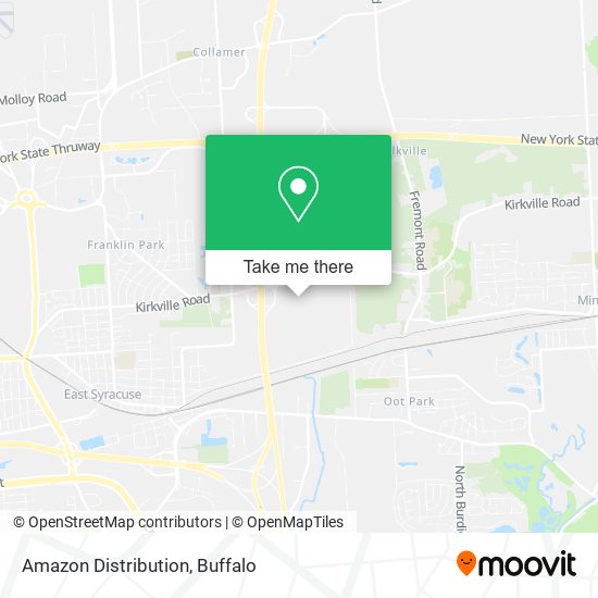 Mapa de Amazon Distribution