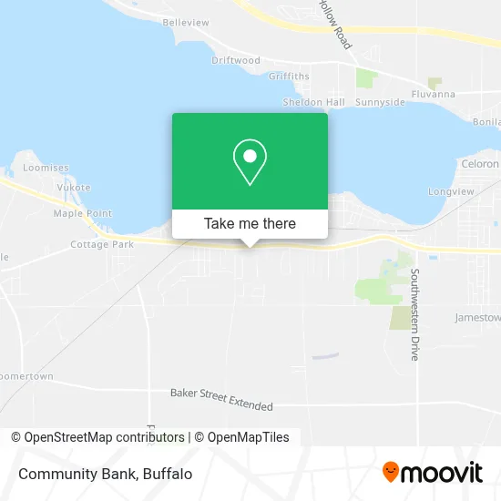 Community Bank map