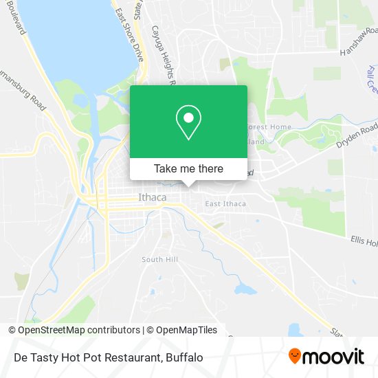 Mapa de De Tasty Hot Pot Restaurant