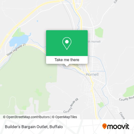 Mapa de Builder's Bargain Outlet