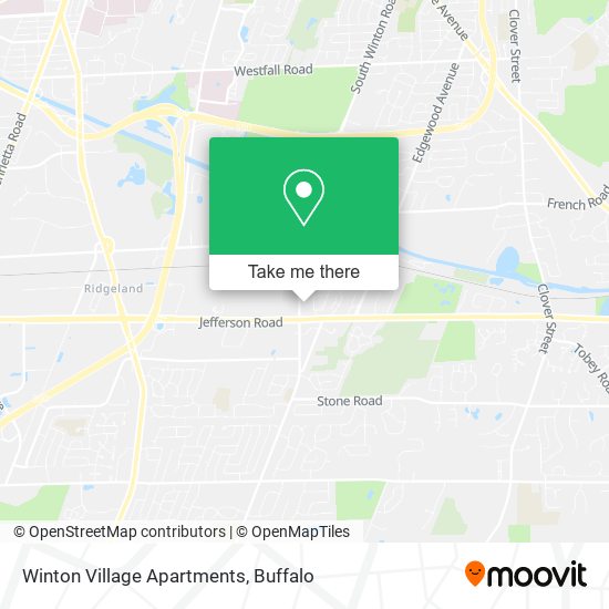 Winton Village Apartments map